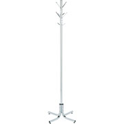 Safco Costumer Standing Chrome Coat Rack