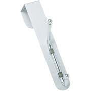 Safco Over-The-Door Double Hook, Satin Aluminum Base