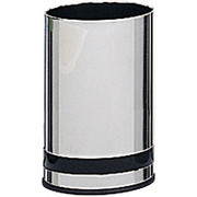 Safco Reflections Ash'n Trash Sand Urns, Wastebasket, 15 1/4"H x 10"D