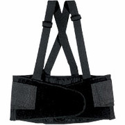 Safco Remedease Standard Back Supports - Medium - 30" - 36" - Black