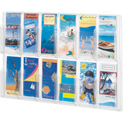 Safco Reveal Displays, 12 Pamphlet Display