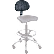 Safco Sit Star Optional Back, Black