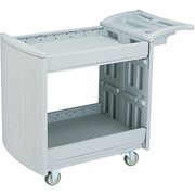 Safco Two-Shelf Molded Utility Cart