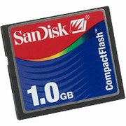 SanDisk 1GB CompactFlash (CF) Card