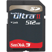 SanDisk 512MB Ultra II SD Card
