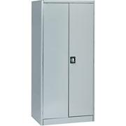 Sandusky 36" Wide Extra Deep Radius Edge Jumbo Storage Cabinet, Light Gray