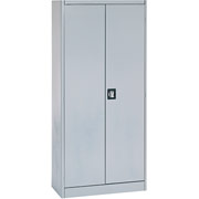 Sandusky 36" Wide Radius Edge Jumbo Storage Cabinet, Light Gray