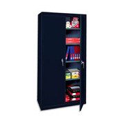 Sandusky Deluxe Storage Cabinet, 72"H x 36"W x 18"D, Black