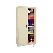 Sandusky Deluxe Storage Cabinet, 72"H x 36"W x 18"D, Putty