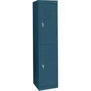 Sandusky Double Tier Storage Locker, Charcoal