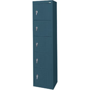 Sandusky Five Tier Storage Locker, Charcoal