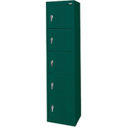 Sandusky Five Tier Storage Locker, Forest Green