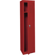 Sandusky Single Tier Storage Locker, Red