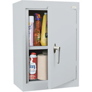 Sandusky Solid Single Door Cabinet, Dove Gray