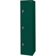 Sandusky Triple Tier Storage Locker, Forest Green