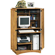 Sauder Computer Armoire, Bishop Pine