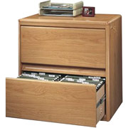 Sauder Cornerstone Collection 2-Drawer Lateral File, Sky Alder Finish