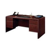 Sauder Cornerstone Collection Executive Desk, Cherry Finish, Box 2 of 2
