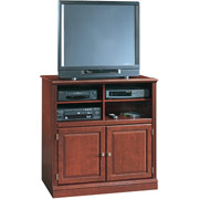 Sauder Roanoke Entertainment Center, Classic Cherry Finish