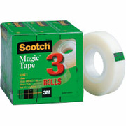 Scotch-810 Magic Tape Refill, 3/4" x 27.7 yds.- 3/Pack