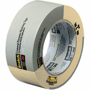 Scotch Commercial-Grade Masking Tape, 1.88" x 60 Yards