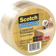 Scotch Commercial-Performance  Packaging Tape, Clear, 1.88" x 54.6 yds, Each