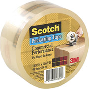 Scotch Commercial-Performance Packaging Tape, Clear, 1.88" x 54.6 yds, Each
