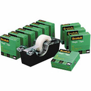 Scotch Designer Tape Dispenser With 10 Rolls of Tape