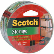 Scotch Mailing and Storage Tape, Clear, 1.88" x 54.6 yds, Each