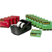 Scotch Tape with Free Dual-Roll Dispenser