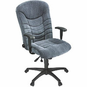 Sealy Posturepedic High-Back Executive Chair, Gray