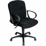 Sealy  Posturepedic Mid-Back Executive Chair, Black