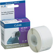 Seiko Self-Adhesive Standard Address Labels, 130/Roll, Clear