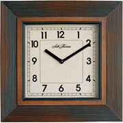 Seth Thomas 12"  Square Dimension Resin Wall Clock