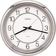 Seth Thomas 13" Round Premier Wall Clock, White