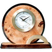 Seth Thomas  Burlwood Table Clock