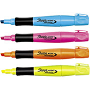 Sharpie Accent Grip Highlighter, Assorted, 4 Pack