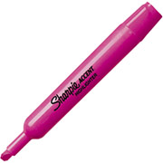 Sharpie Accent Highlighters, Fluorescent Pink, Dozen