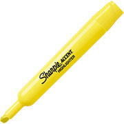 Sharpie Accent Highlighters, Yellow, Dozen