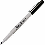 Sharpie Extra Fine Point Permanent Markers, Black, Dozen