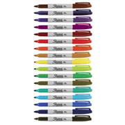 Sharpie Fine Point Permanent Markers, Assorted, 17 Pack