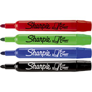 Sharpie Flip Chart Markers, Assorted, 4/Pack