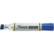 Sharpie Magnum Permanent Markers, Chisel Tip, Blue, Each