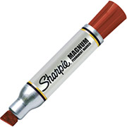 Sharpie Magnum Permanent Markers, Chisel Tip, Red, Each