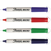 Sharpie Micro Ultra Fine Point Permanent Markers, 4/Pack