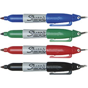 Sharpie Mini Fine Point Permanent Markers, Assorted, 4/Pack