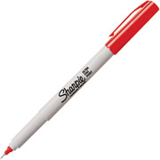 Sharpie Ultra Fine Point Permanent Markers, Red, Each