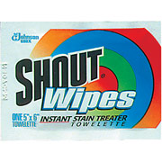 Shout Instant Stain Treater Wipes