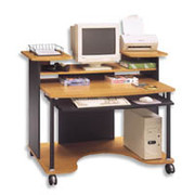Situations Mobiletech Personal Computer Station, Maple