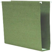 Smead 100% Recycled Box-Bottom Hanging Folders, 2" Expansion, Letter, 25/Box